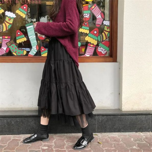 Long-Tulle-Midi-Skirts-Womens-2023-Autumn-Elastic-High-Waist-Mesh-Tutu-Pleated-Skirts-Female-Black_65529b5d-1bf9-4907-9744-32514e8d124d